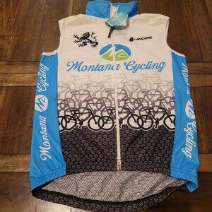 Montana Cycling Hincapie Sleeveless Jersey Blue/White M